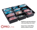 PROline Werkplaatskast assortiments bak, 12 vakken - inleg tray ten behoeve lade 335x238x45mm
