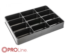 PROline Werkplaatskast assortiments bak, 12 vakken - inleg tray ten behoeve lade 335x238x45mm