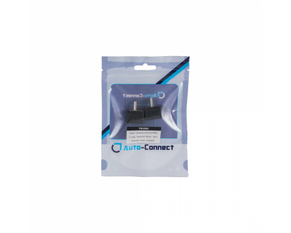 Auto-Connect Terminal block 2x 10mm/8GA to 1x6mm2/10GA