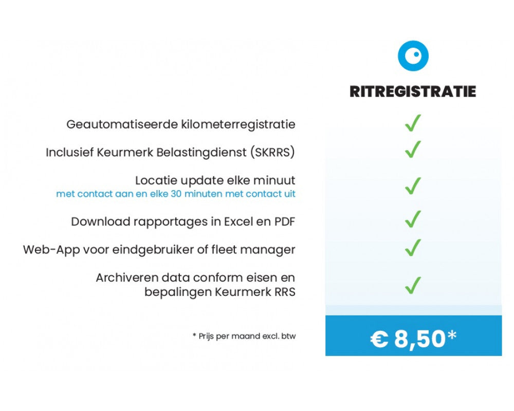 Traxgo ritregistratie TRX001/4G