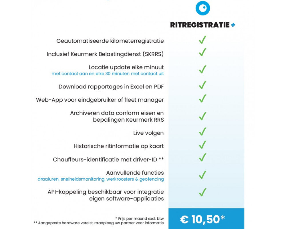 Traxgo ritregistratie plus TRX002/4G