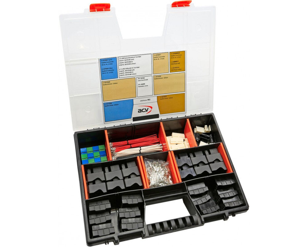Quadlock behuizingen assortiment in doos