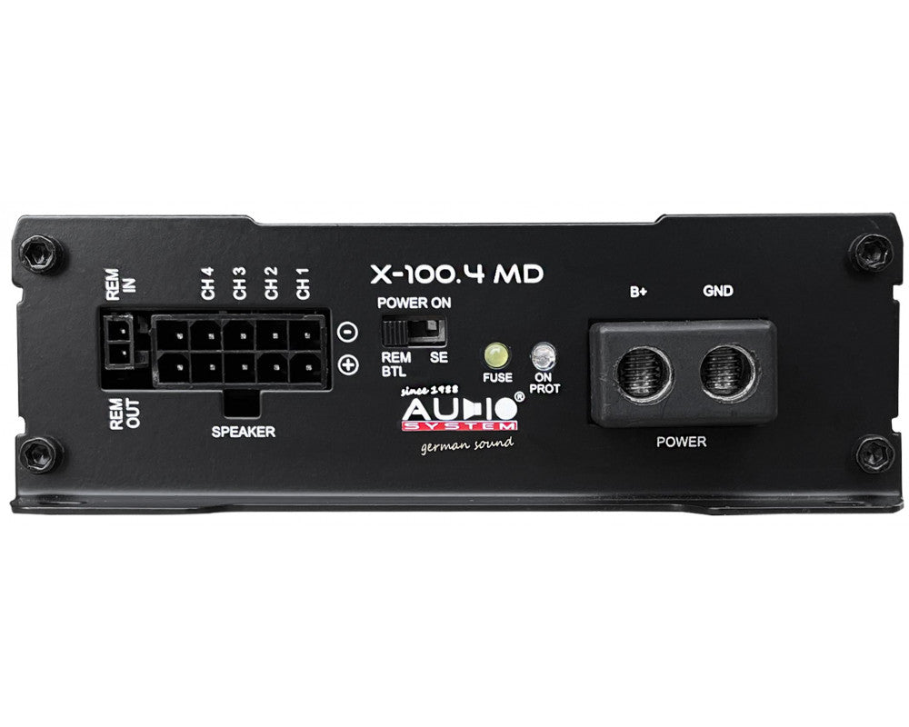 AUDIO SYSTEM 4-kanaals X--ION-MICRO SERIES