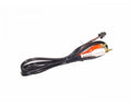 AUX Adapter microfit 4 pin Male to 2 x RCA Male