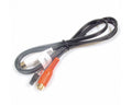 AUX Adapter microfit 4 pin Male to 2 x RCA Female