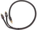 AUDIO SYSTEM HIGH-END 300 mm RCA kabel Y-RCA cable (1x connector M and 2x connector F) afbeelding 2