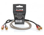 AUDIO SYSTEM HIGH-PERFORMANCE RCA-KABEL 500mm OFC cinch-kabelverlenging afbeelding 2