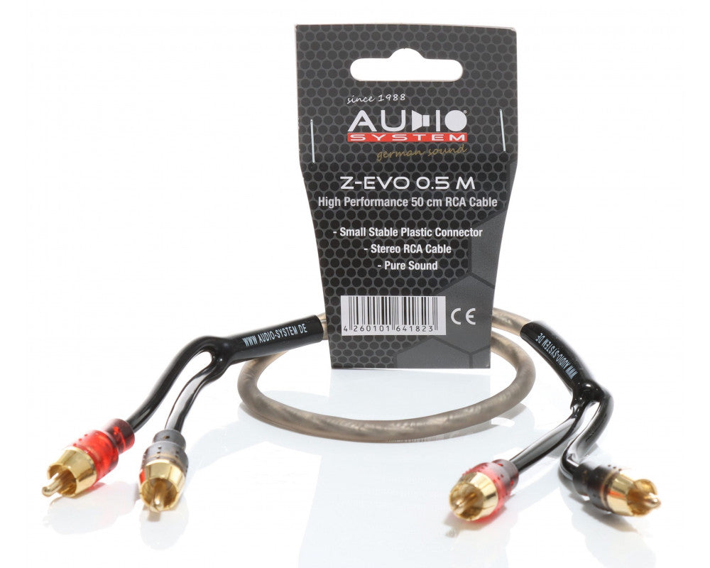 AUDIO SYSTEM HIGH-PERFORMANCE RCA-KABEL 500mm OFC cinch-kabel afbeelding 2