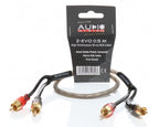 AUDIO SYSTEM HIGH-PERFORMANCE RCA-KABEL 500mm OFC cinch-kabel afbeelding 2