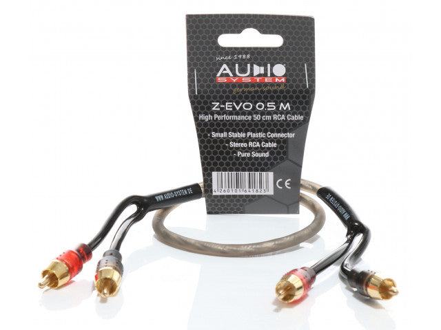 AUDIO SYSTEM HIGH-PERFORMANCE RCA-KABEL 500mm OFC cinch-kabel afbeelding 3