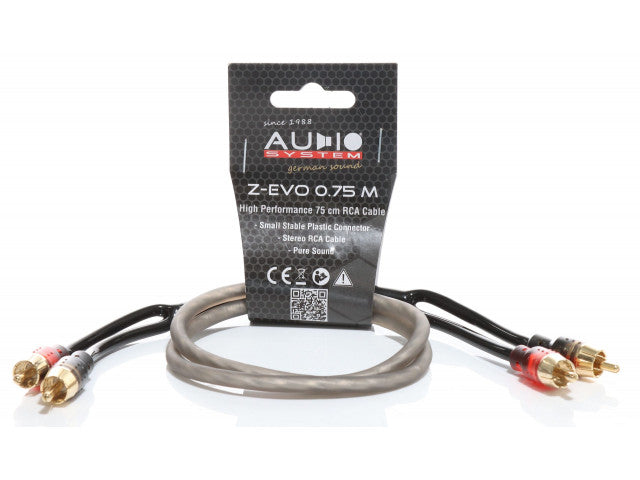 AUDIO SYSTEM HIGH-PERFORMANCE RCA-KABEL750mm cinch-kabel afbeelding 3