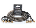 AUDIO SYSTEM HIGH-PERFORMANCE RCA-KABEL 5000mm 4-weg OFC cinch-kabel afbeelding 2