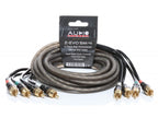 AUDIO SYSTEM HIGH-PERFORMANCE RCA-KABEL 5000mm 4-weg OFC cinch-kabel afbeelding 3