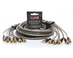 AUDIO SYSTEM HIGH-PERFORMANCE RCA-KABEL 5000mm 6-voudig OFC cinch-kabel afbeelding 2