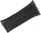AUDIO SYSTEM Professionele gevlochten kous. Rol van 50 mtr. Diameter 19 tot 45 mm Zwart afbeelding 4