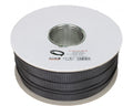 AUDIO SYSTEM Professionele gevlochten kous. Rol van 50 mtr. Diameter 19 tot 45 mm Zwart afbeelding 2