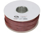AUDIO SYSTEM Professionele gevlochten kous. Rol van 50 mtr. Diameter 19 tot 45 mm Rood/Zwart afbeelding 3