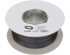 AUDIO SYSTEM Professionele gevlochten kous. Rol van 50 mtr. Diameter 13 tot 30 mm Zwart afbeelding 2