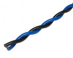 AUDIO SYSTEM "TWISTED" luidsprekerkabel 2x 0,75 mm² Blauw/Zwart afbeelding 2