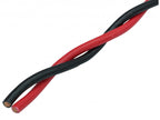 AUDIO SYSTEM "TWISTED" luidsprekerkabel 2x 4 mm² Rood/Zwart 100 afbeelding 3