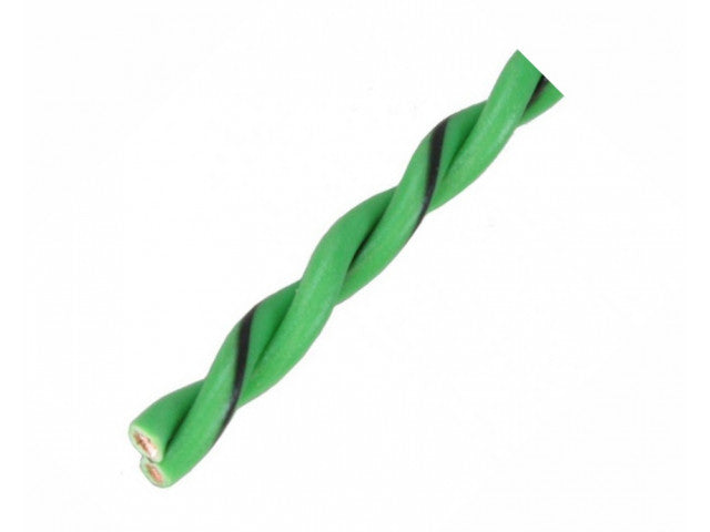 AUDIO SYSTEM "TWISTED" luidsprekerkabel groen. 2x 0,75mm² . 100 mtr per rol afbeelding 3