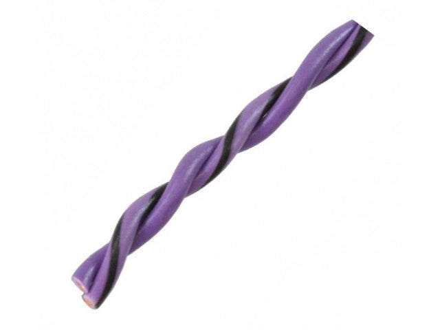 AUDIO SYSTEM Gedraaide luidsprekerkabel. Paars. 2x 0,75mm² . 100 mtr per rol afbeelding 3