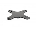 Zirkona Vesa plate 75 / 100mm black (601042)