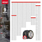 Ö-Norm sneeuwkettingen 9mm + BAG KNS-90 !! BEST VERKOCHT !! AMiO 02318 - AMiO 02318 - afbeelding 2