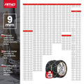 Ö-Norm sneeuwkettingen 9mm + BAG KNS-120 !! BEST VERKOCHT !! AMiO 02321 - AMiO 02321 - afbeelding 1