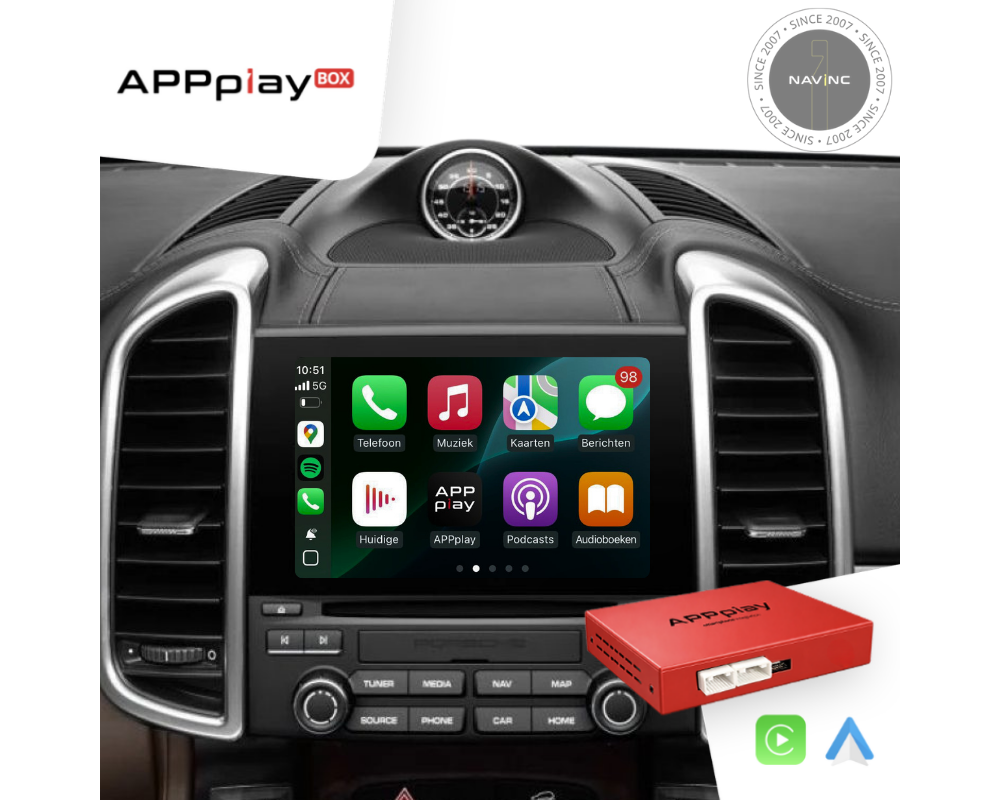 APPplay BOX_Porsche PCM4.0 CARplay & Android Auto set