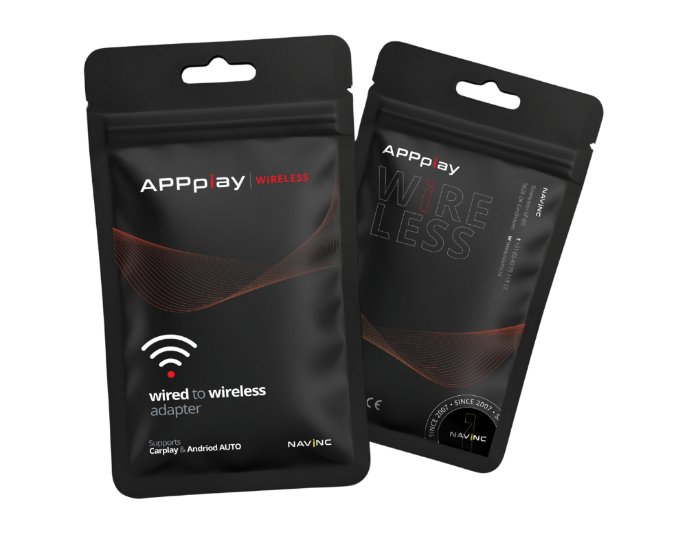 APPplay Wireless Lite - OEM wired to wireless Carplay & Android AUTO adapter (USB-A)
