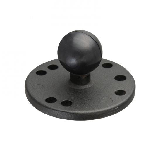 Arkon Rubber 1 Ball Metal round Base with AMPS holes