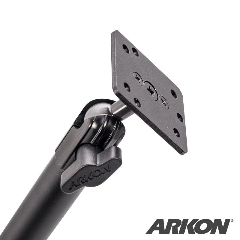 Arkon AP20MMAL aan een montagearm; montagearm apart verkrijgbaar