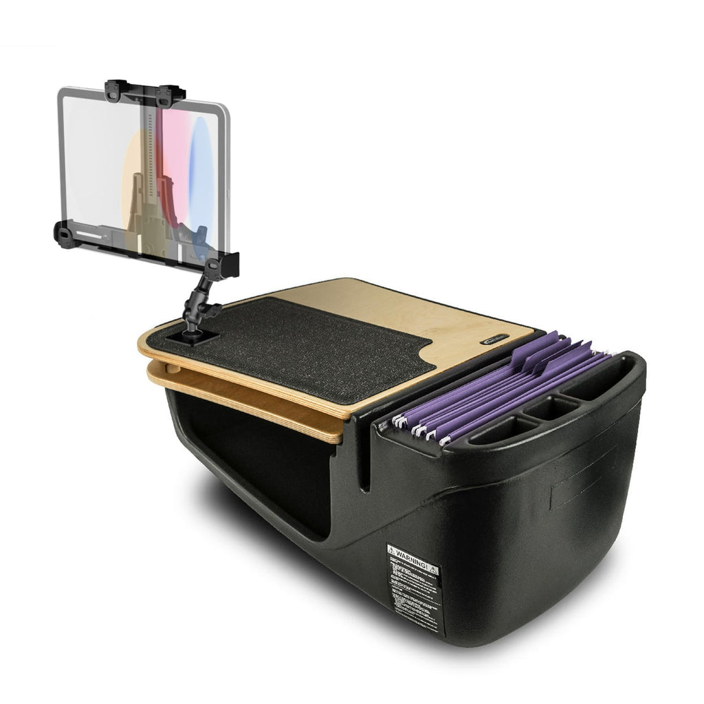 Arkon GripMaster Car Desk LockVise werkplek met tablethouder; tablet en kantoorartikelen niet inbegrepen