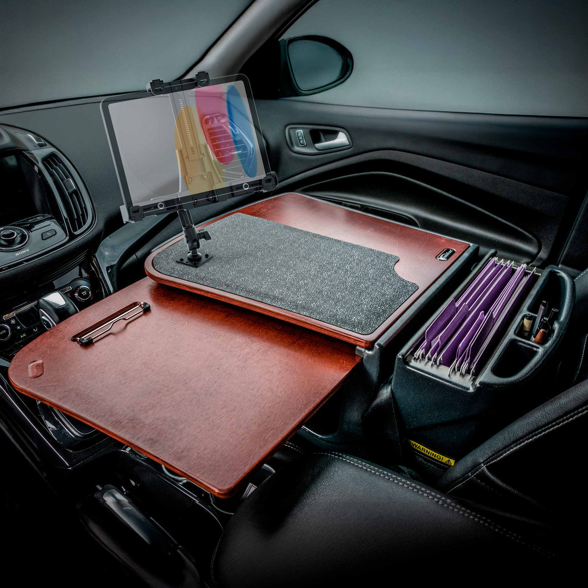 Arkon GripMaster Car Desk LockVise afwerking of opstelling; toestel en kantoorartikelen niet inbegrepen