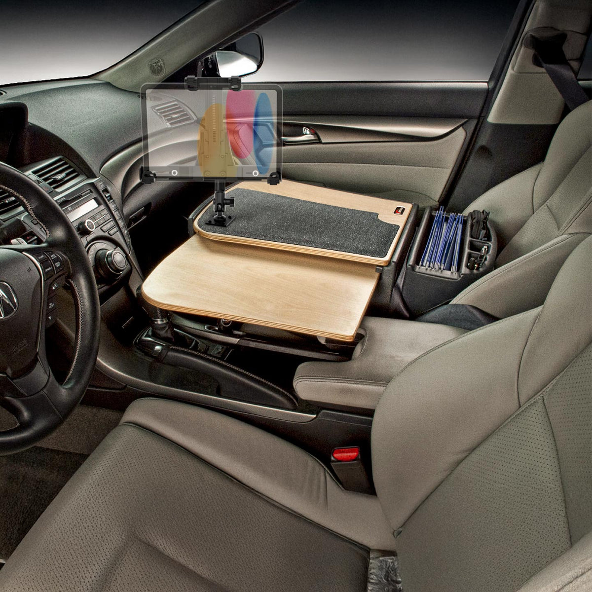 Arkon GripMaster Car Desk LockVise afwerking of opstelling; toestel en kantoorartikelen niet inbegrepen