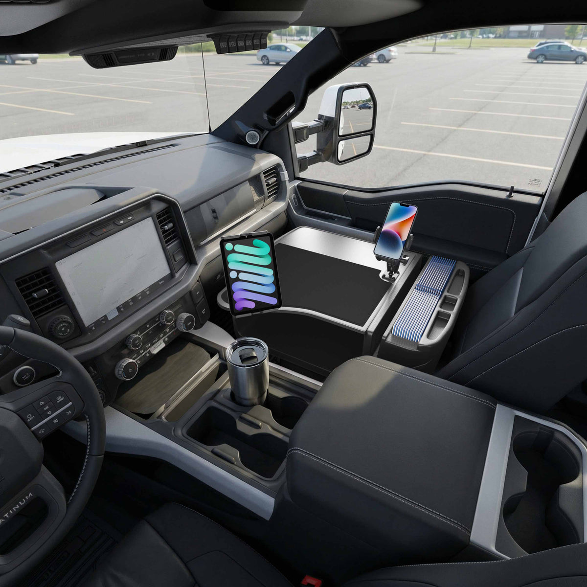 Arkon AUEXGME01T6SM040 AutoExec grijs; apparaten en opbergspullen niet inbegrepen