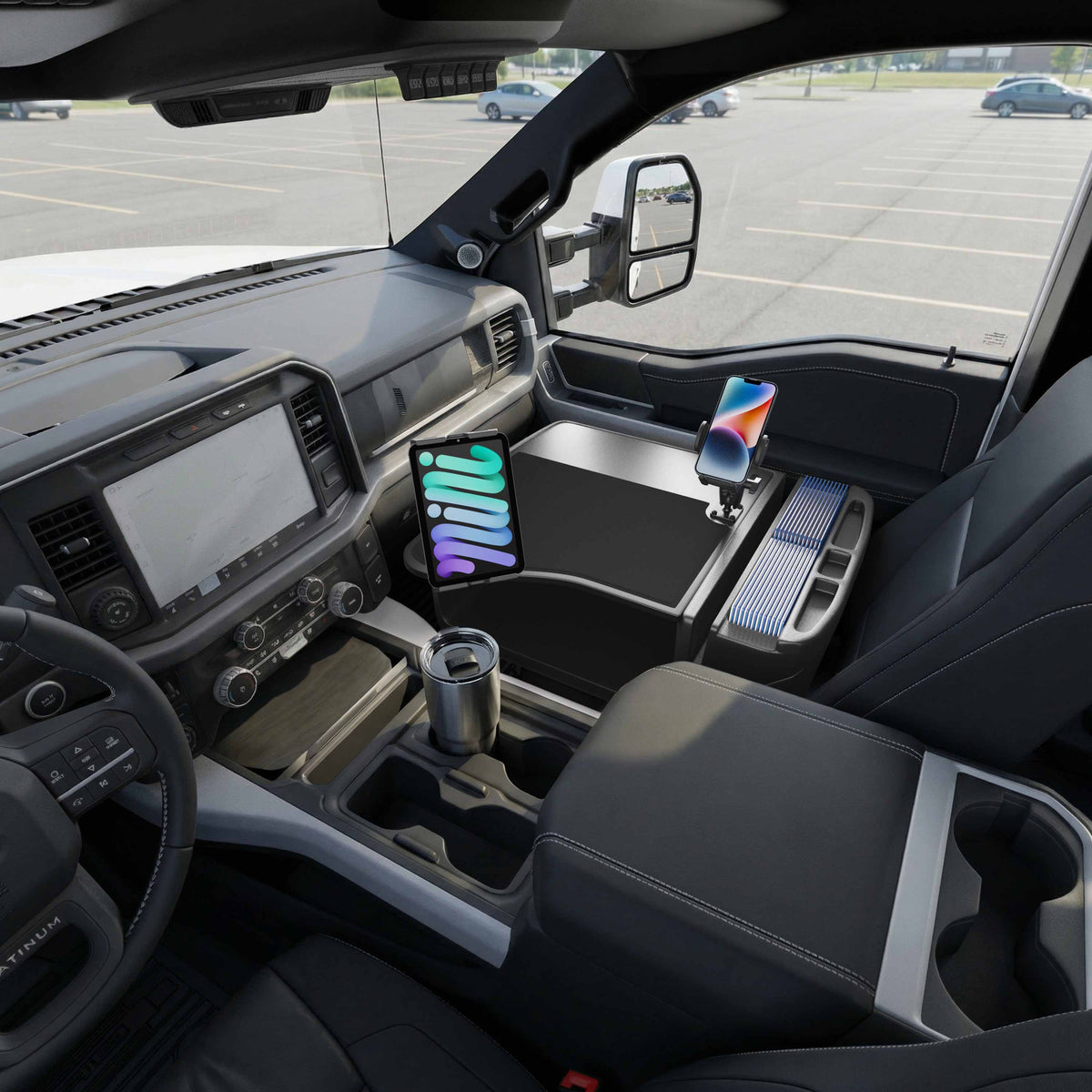 Arkon AUEXGME01T6SM040 AutoExec zwart; apparaten en opbergspullen niet inbegrepen