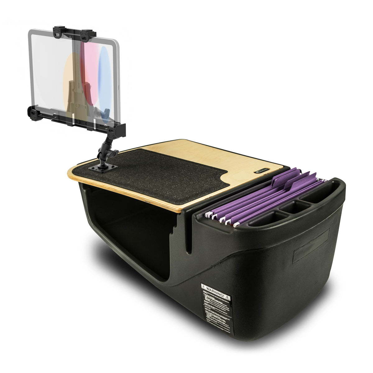 Arkon GripMaster Efficiency LockVise werkplek met tablethouder; tablet en kantoorartikelen niet inbegrepen