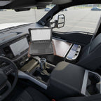 Arkon AUEXRD01 AutoExec mahonie; apparaten en opbergspullen niet inbegrepen