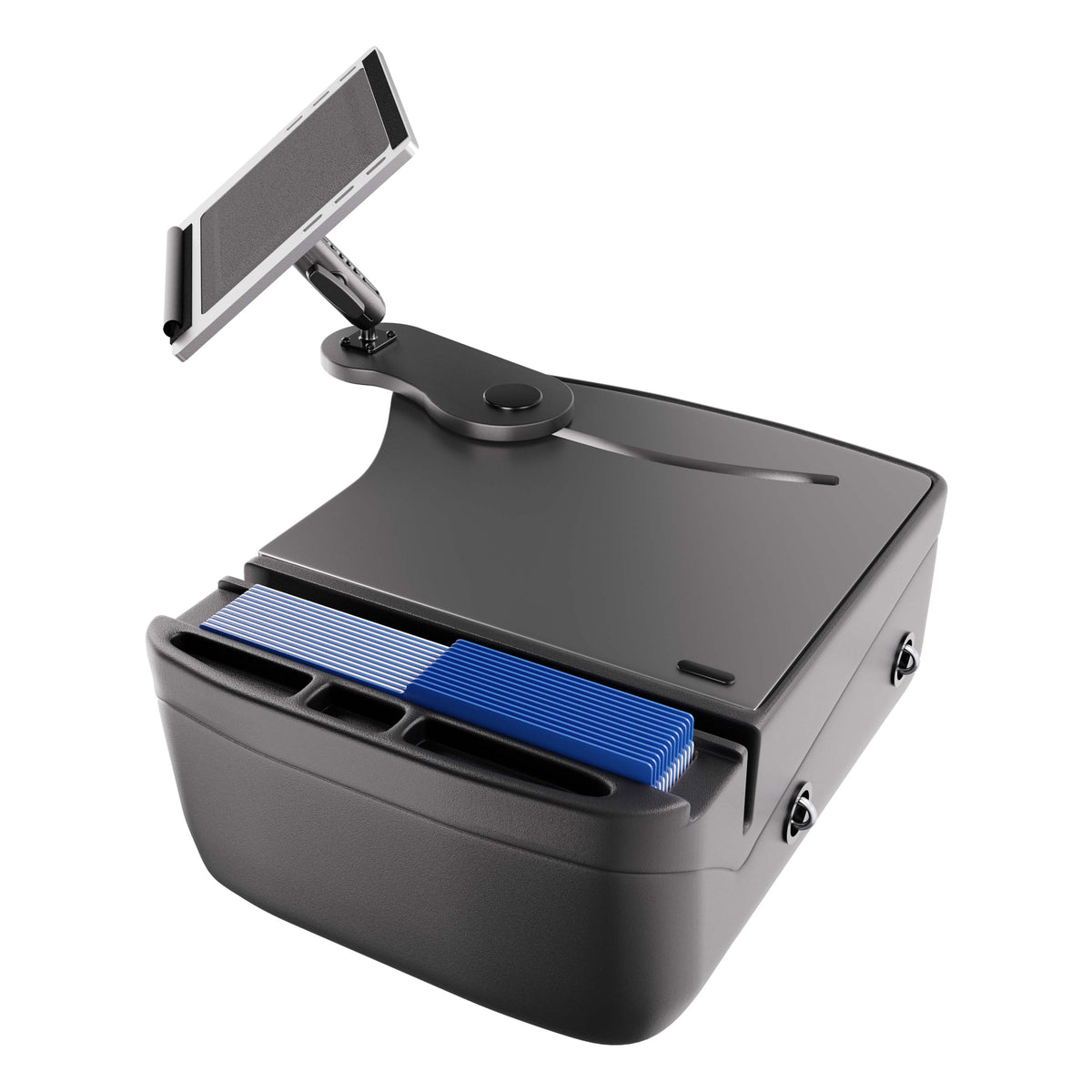 Arkon AUEXRD01 AutoExec grijs; apparaten en opbergspullen niet inbegrepen
