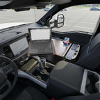 Arkon AUEXRD01RVPT AutoExec mahonie; apparaten en opbergspullen niet inbegrepen