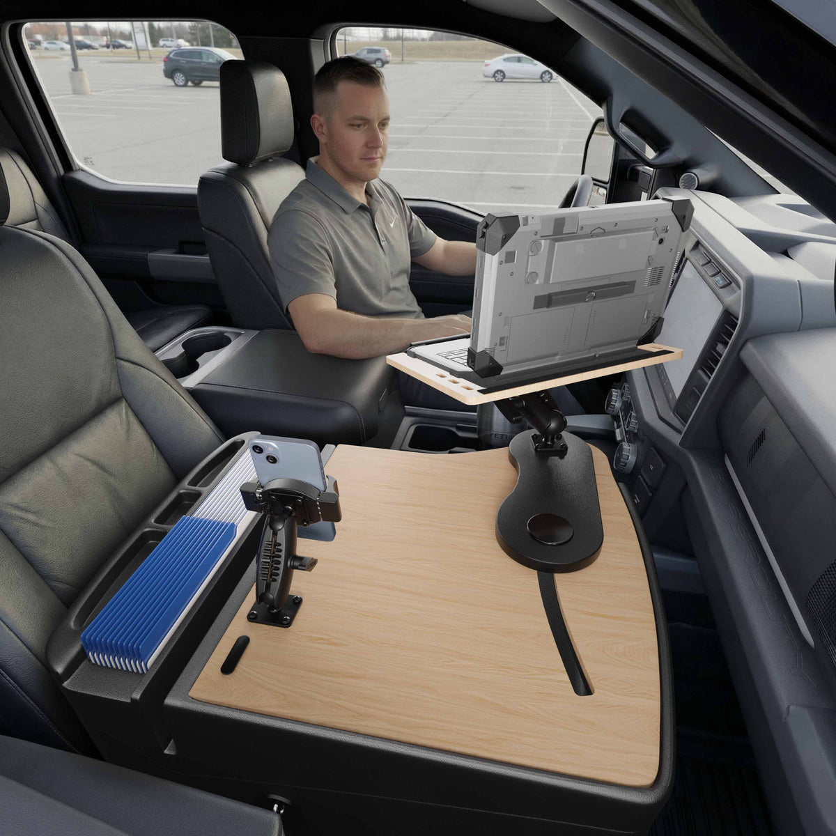 Arkon AUEXRD01RVPT AutoExec naturel; apparaten en opbergspullen niet inbegrepen