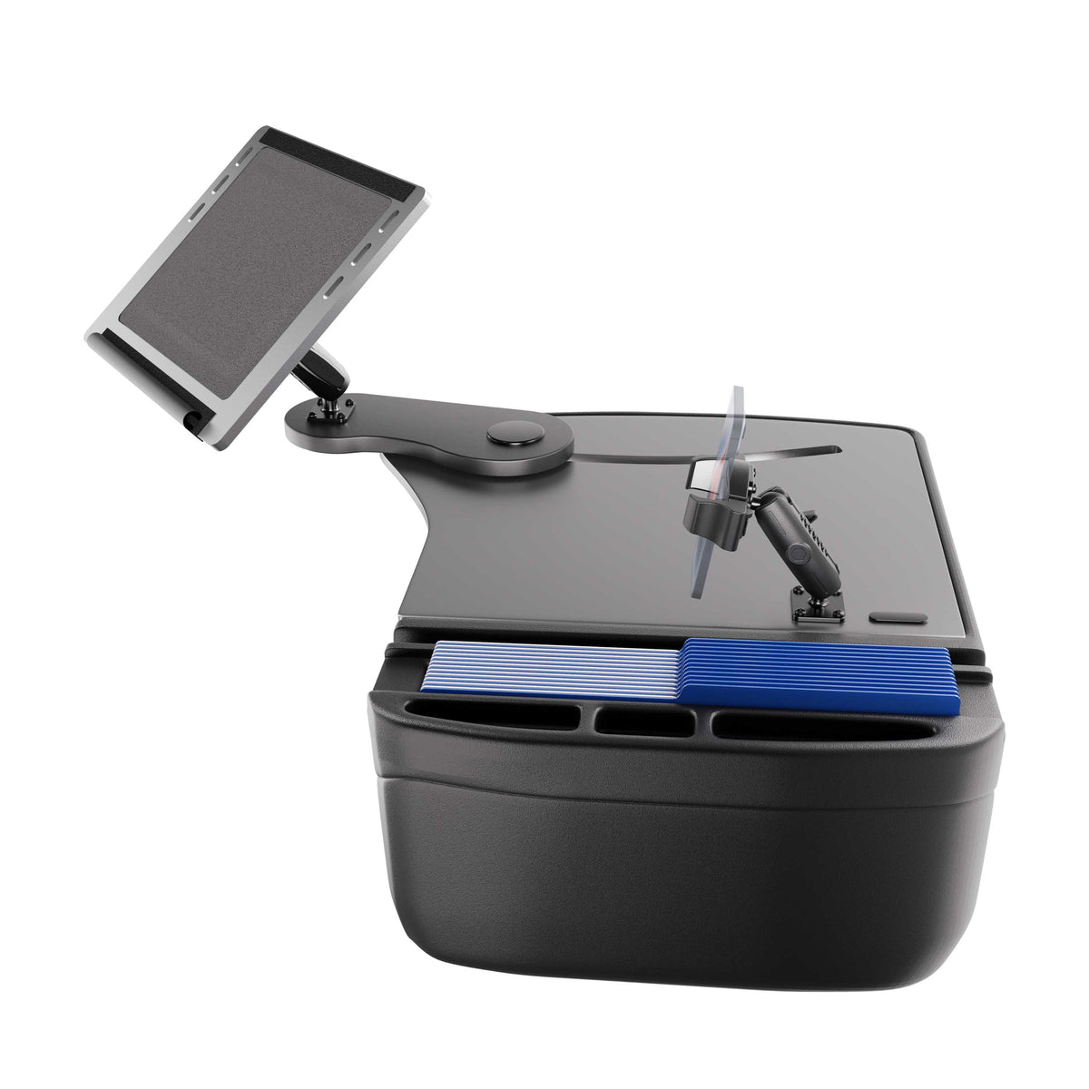 Arkon AUEXRD01RVPT AutoExec grijs; apparaten en opbergspullen niet inbegrepen