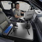 Arkon AUEXRD01T6 AutoExec grijs; apparaten en opbergspullen niet inbegrepen