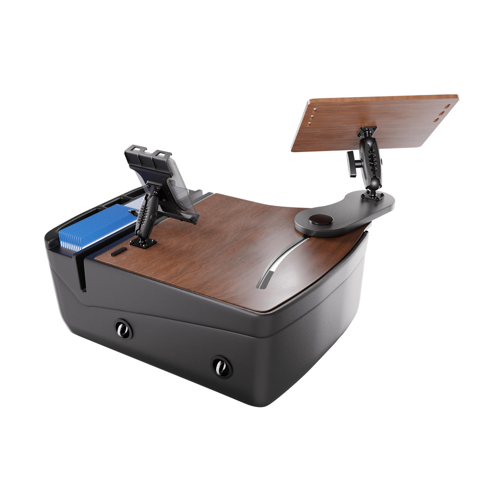 Arkon AUEXRD01T6 AutoExec mahonie; apparaten en opbergspullen niet inbegrepen