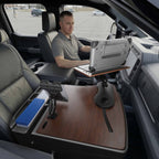 Arkon AUEXRD01T6 AutoExec mahonie; apparaten en opbergspullen niet inbegrepen