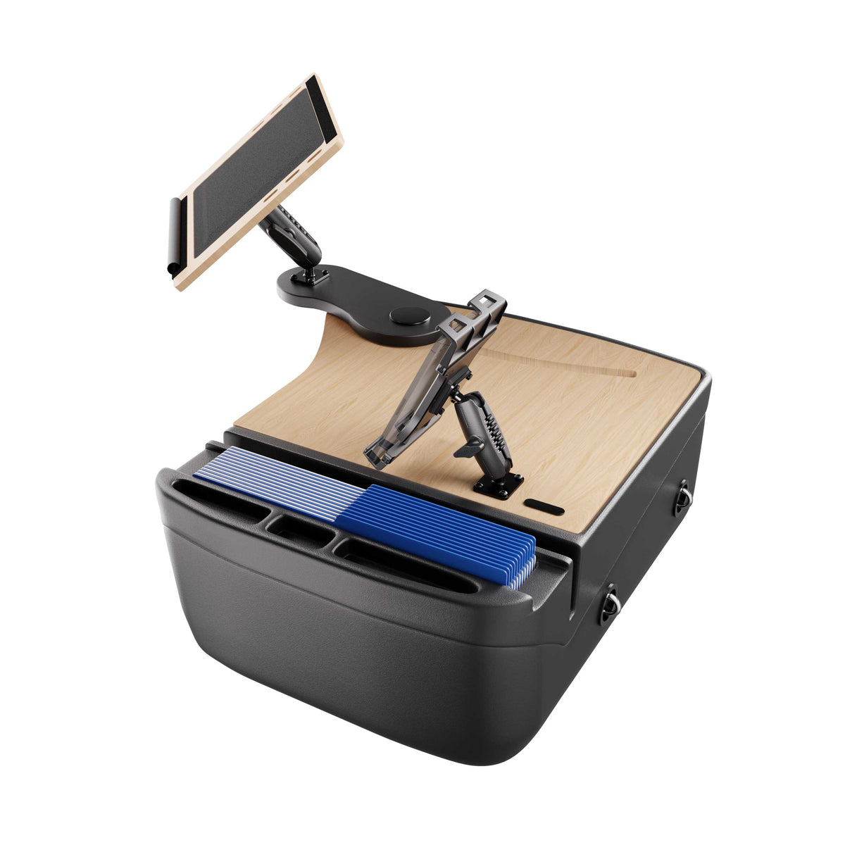 Arkon AUEXRD01T6 AutoExec naturel; apparaten en opbergspullen niet inbegrepen
