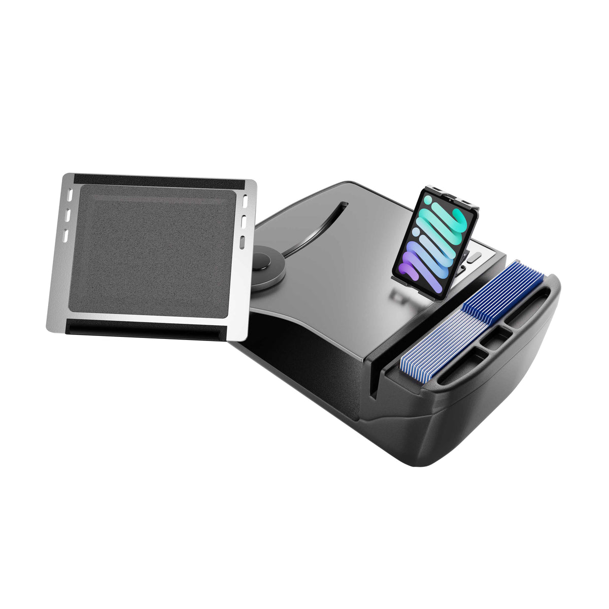 Arkon AUEXRD01T6 AutoExec grijs; apparaten en opbergspullen niet inbegrepen