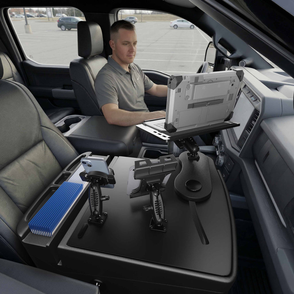 Arkon AUEXRD01T6RVPT AutoExec zwart; apparaten en opbergspullen niet inbegrepen